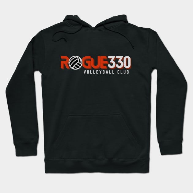 One liner Hoodie by Rogue 330 Volleyball Club